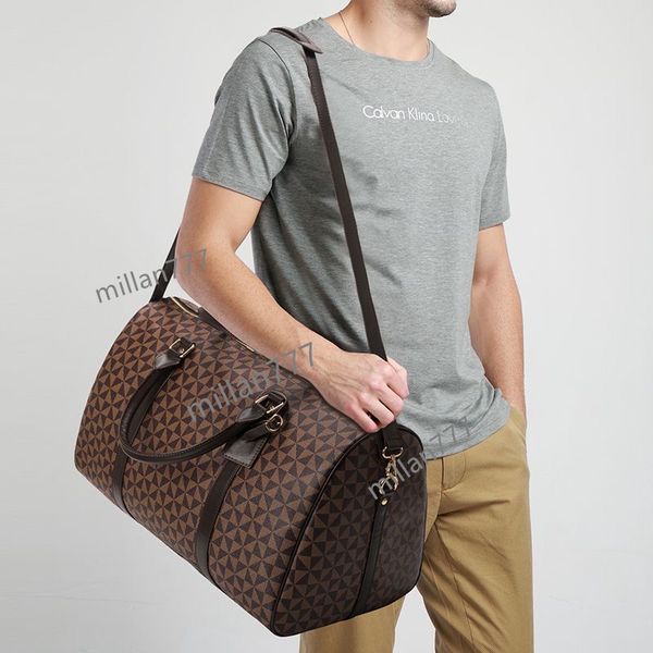 

duffel bags duffel mens pu leather designer travel clutch on luggage bag men basketball totes 50cm pvc clear handbag duffle bag