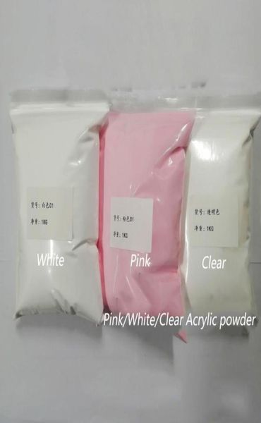 

nail glitter solid dipacrylic powder white clear pink dust 3 colors chrome dipping pigment for nails artnail1491828, Silver;gold