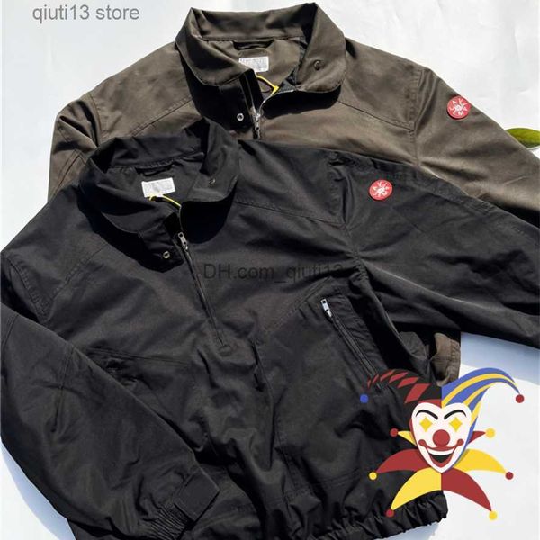 

men's jackets vintage cavempt c.e jacket men women 1 1 waterproof windproof zipper cav empt coats clothes t230718, Black;brown