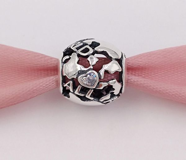 

andy jewel 925 sterling silver beads around the world charm charms fits european pandora style jewelry bracelets necklace 7917181882423, Black