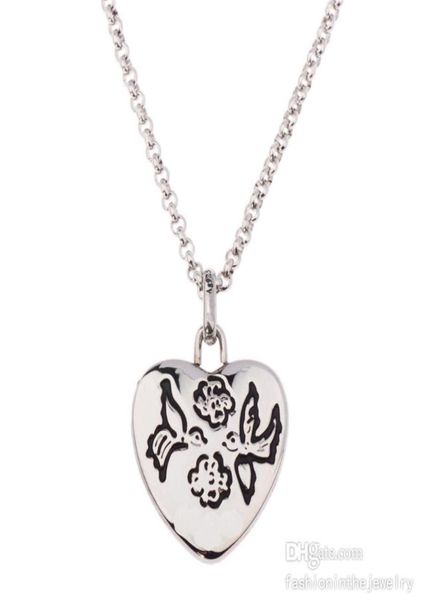 

luxury necklace designer jewelry pendants fashion wedding valentine039s day flower bird tiger circle pendant necklace for women9971783, Silver