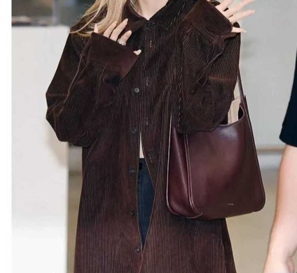 

the row bag park choi rose ying same style underarm bag symmetric tote genuine leather one shoulder commuter women's european and ameri