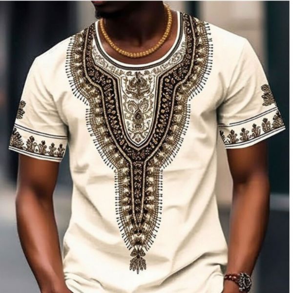 

men's t-shirts men's t-shirt summer short sleeve totem printed tee loose comfortable pullover casual tshirt vintage oversized men, White;black