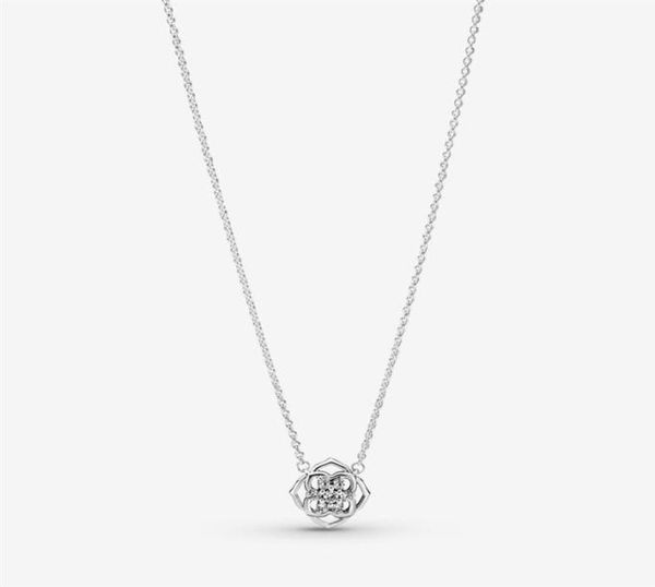 

100 925 sterling silver rose petals collier necklace fashion wedding engagement jewelry making for women gifts280z5773769