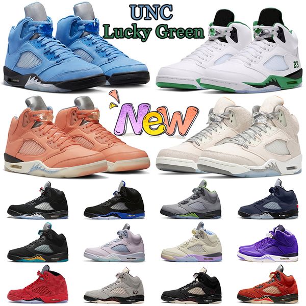 

unc jumpman 5 men women basketball shoes 5s lucky green georgetown craft black metallic we the easter mens outdoor sneaker trainers