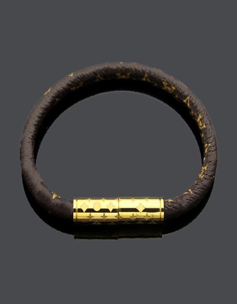 

titanium steel vprinted coffee pattern magnetic buckle leather bracelet for lovers039 style leather bangles5437408, Golden;silver