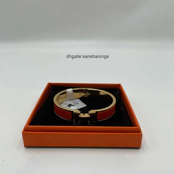 

aher mas designer luxury brand enamel bracelet h enamel bracelet pm orange gold bracelet jewelry h letter enamel bracelet black rose gold cl