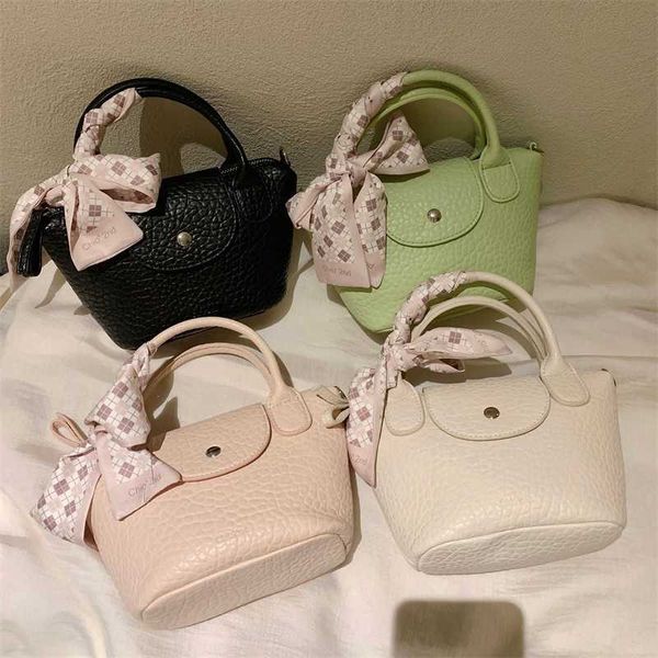 

nanfeng chio2nd longxiang little tote bag 2023 new spring/summer women's one shoulder handbag dumpling bun, Pink;blue