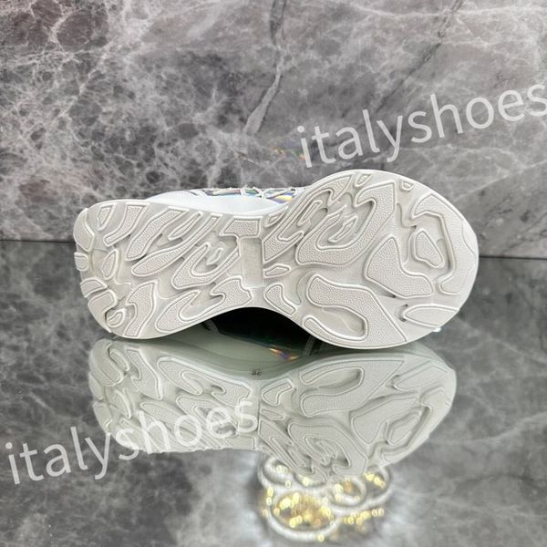 

new reflective leather dad shoes space stitching material sneakers designer sneakers modern autumn winter trendy shoes xsd230403, Black