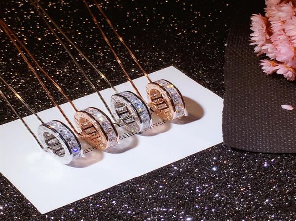 

infinity luxury jewelry 100 925 sterling silverrose gold fill clear z cz diamond gemstones zodiac pendant wedding necklace f4786729, Silver