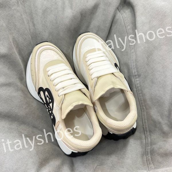 

new reflective leather dad shoes space stitching material sneakers designer sneakers modern autumn winter trendy shoes xsd230403, Black