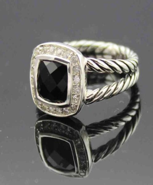 

925 sterling silver amethyst black onyx blue z citrine sapphire garnet peridot white agate morganite 7mm women ring3040259, Golden;silver