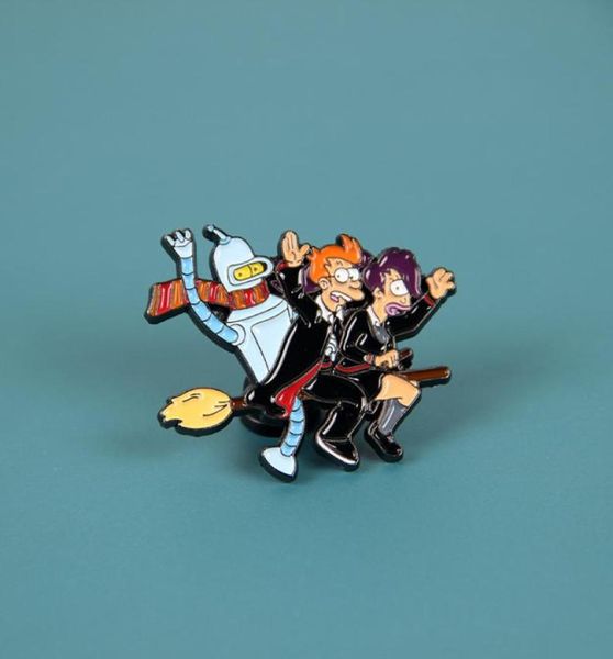 

enamel pin anime lapel pins for backpacks new year gift cute things badges on backpack brooch for clothes jewelry accessories hall8827689, Blue