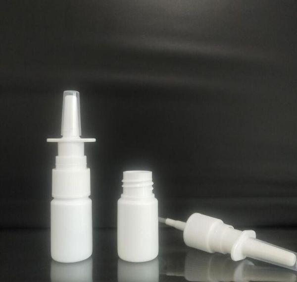 

1000 pcs 10ml white empty plastic nasal spray bottle 10ml nasal container8016282