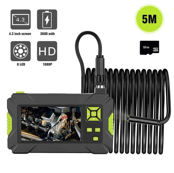 

1080p hd 43039039 lcd screen waterproof inspection industrial endoscope 157197 inch focal distance snake camera with 8 a9116969