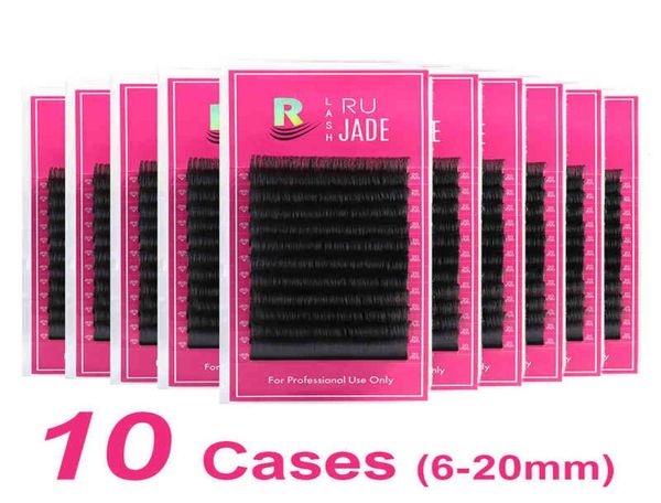 

false eyelashes 10 cases whole individual eyelashes extension lashes 620mm synthetic false eyelash makeup russian volume eyel1988575