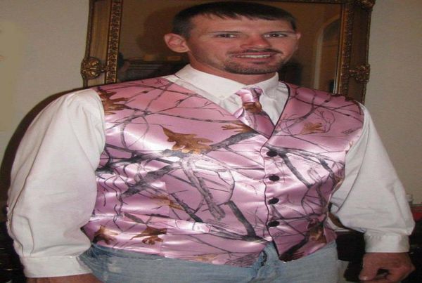 

camo groom vest custom made snowfall true timber camo formal mens vest pink real tree camouflage wedding7492383, Black