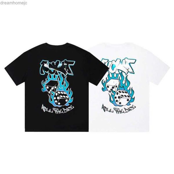 

summer mens t shirt trapstar chest letter printing round neck short sleeve trendy black t-shirt plus size men women clothing sweatshirt, White;black