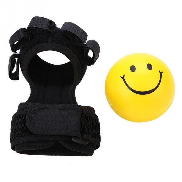 

head massager finger grip power training ball splint orthosis rehabilitation fitness exercise protector cover posture corrector health 23071