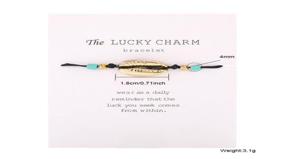 

bohemian sea natura shell beach charm bracelet adjustable rope handmade braided bracelets for men women personality jewerly8076178, Golden;silver
