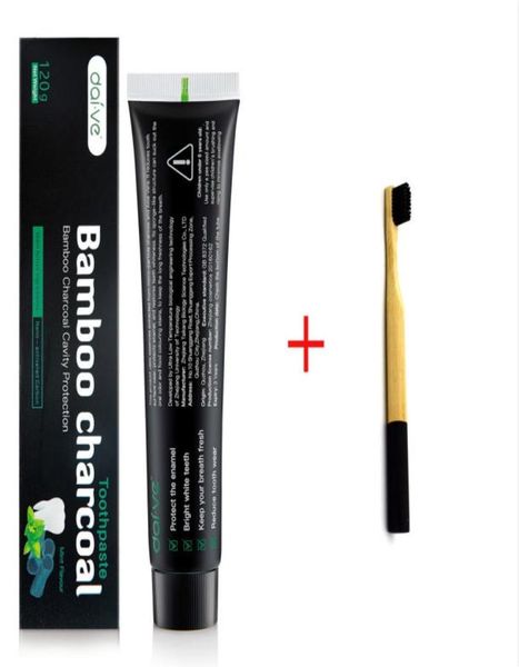 

nature bamboo activated charcoal toothpaste with environment bamboo toothbrush teeth whitening clareador oral care3867254