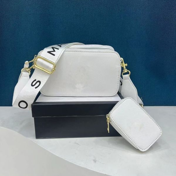 

marc shoulder bags designer snapssmall camera style bag leather women bags dual zip closure crossbody womens removable adjustable webbing st