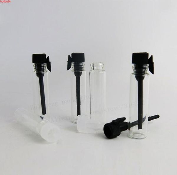 

500 x mini glass perfume small sample vials bottle 1ml empty laboratory liquid fragrance test tube trial bottlegoods1592365