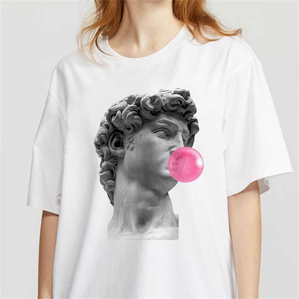 

new men bubble print t shirt short sleeve o neck loose mens tshirt 2, White;black