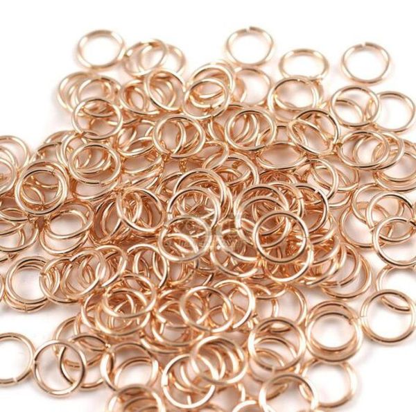 

500 pcs 4mm 5mm 6mm open jumprings rose gold plated jump rings split rings diy supplies jewelry accessories7474371, Silver