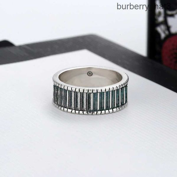 

new classic designer vintage titanium steel rings fashion jewelry for men and women couple rings birthday gift, Silver