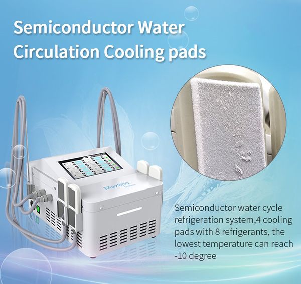 

ems 4 pads cool fat ing cavitation skin tightening cellulite reduction body sculpting slimming skin rejuvenation beauty machine