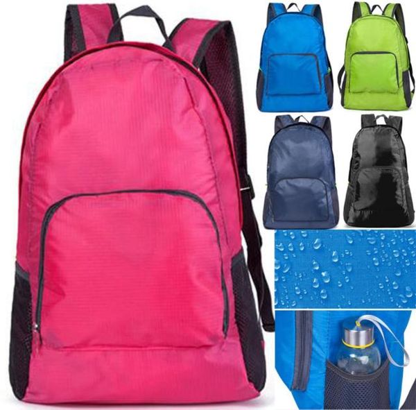 

new outdoor waterproof foldable backpack camping hiking backpack large capacity ultralight travel bag nylon multicolor qualit5778774