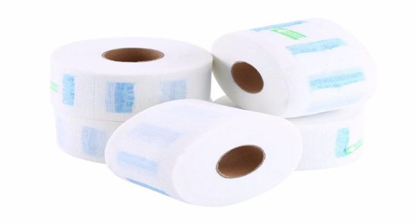 

professional neck ruffle paper rolls towel disposable neck covering hair cutting tools hairdressing collar accessory2150905