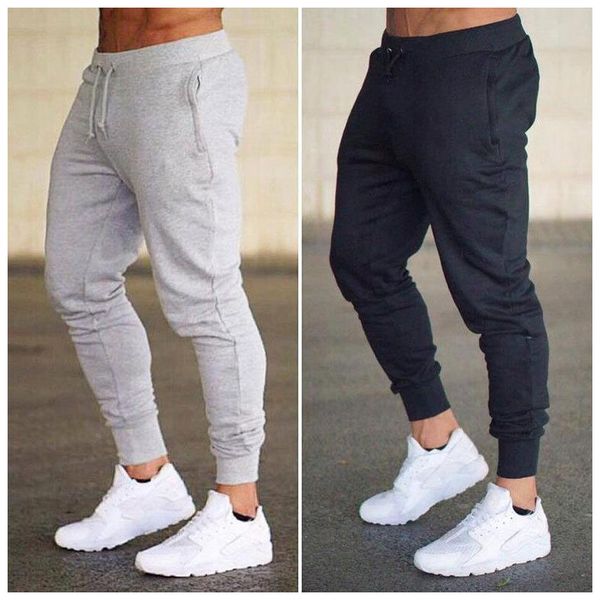 

spring and autumn new jogging pants solid color printing jogging camouflage sportsman fashion harem pants stretch cotton sweat, Black