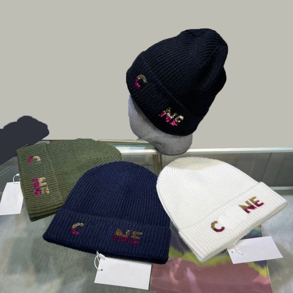 

women designer winter beanie men skull caps hat cap ski hats snapback mask mens cotton cashmere patchwork letters outdoor, Blue;gray