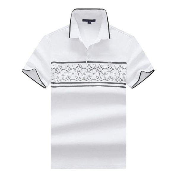 

4 new fashion london england polos shirts mens designers polo shirts high street embroidery printing t shirt men summer cotton casual t-shir, White;black