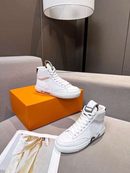 

men's casual shoes genuine leather thick bottom nverted triangle shoes for women male sneakers jumbo shoe men sneaker 0718, Black