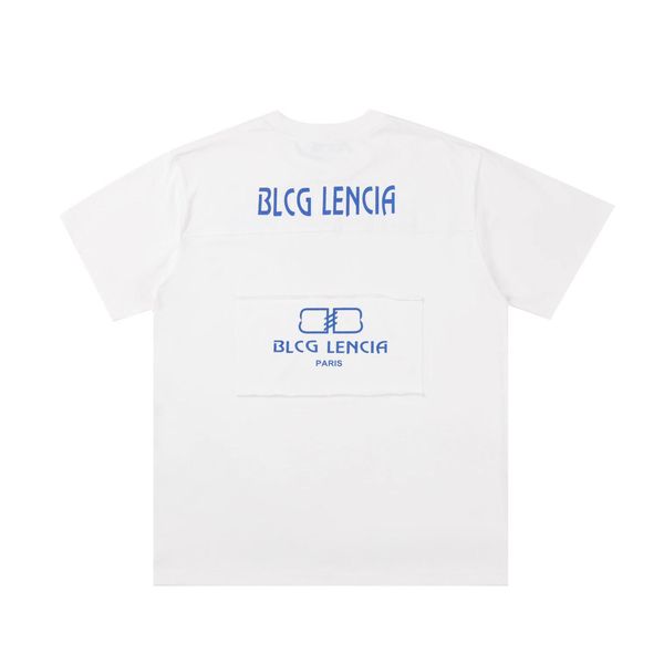 

blcg lencia summer t-shirts high street hip-hop style 100% cotton quality men and women drop sleeve loose tshirts oversize 23240, White;black