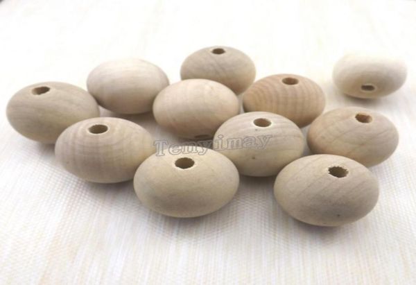 

30mm round wood beads original color for paint diy fashion wood findings 100pcslot shippng7816980, Black