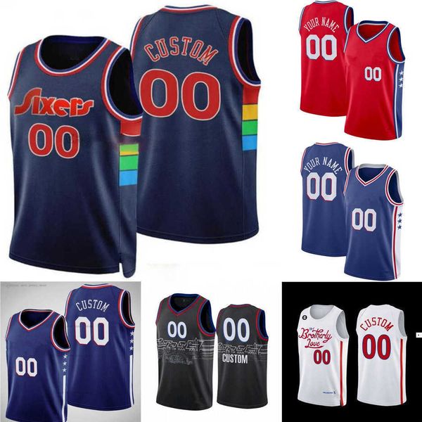

philadelphia''76ers''custom men women youth 8 de'anthony melton 17 p.j. tucker 30 furkan korkmaz 20 georges niang 1, Black;red