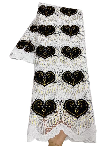 

milk silk lace cording embroidery polyester woman clothing evening party sequins italian classic 5 yards burnt orange bright birthday party, Black;white
