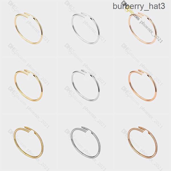 

nail bracelet designer bracelet for women titanium steel bangle gold-plated never fading non-allergic gold/silver/rose gold; store/21621802, Black