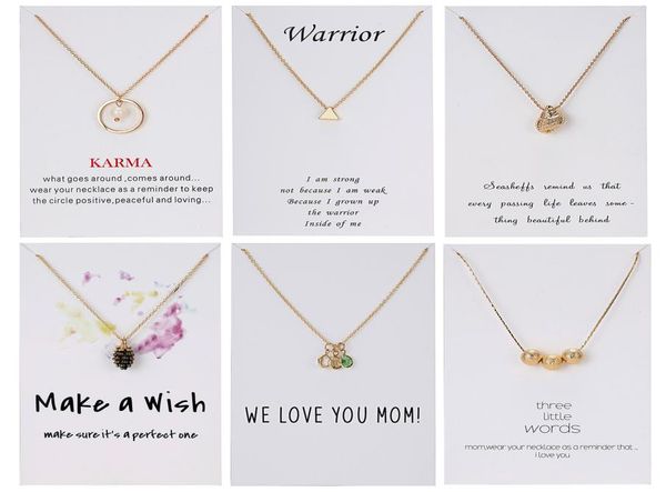

alloy paper card necklace birthstone pine nut conch circle pearl necklace clavicle chain9365271, Silver