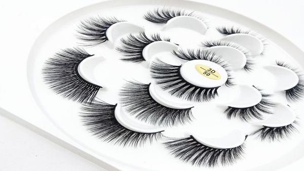 

3d mink eyelashes 7 pairs mixed styles thick natural long false lashes beauty makeup fake eye lashes extension8229665