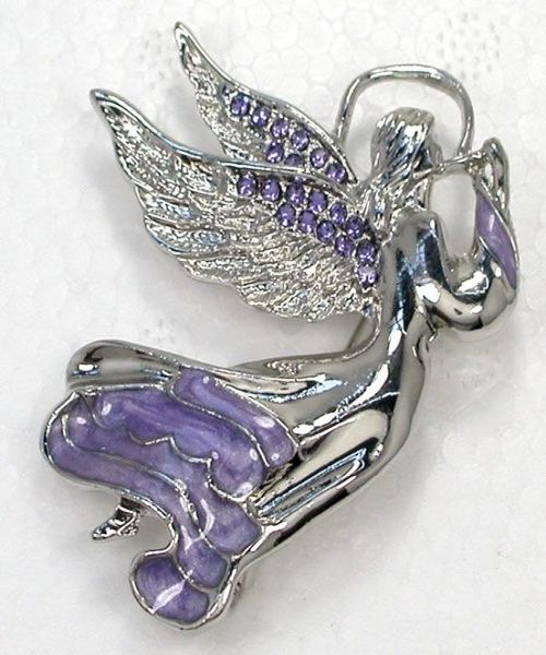 

whole rhinestone enameling angels brooches fashion costume pin brooch party jewelry gift c1241247154, Gray