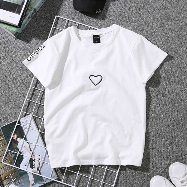 

new men yellow print t shirt short sleeve o neck loose mens tshirt, White;black
