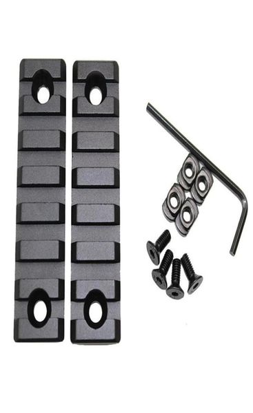 

hunting 20mm picatinny rail 7slots mlok rail mlok railway base m lok handguard interface adapter rail9996318