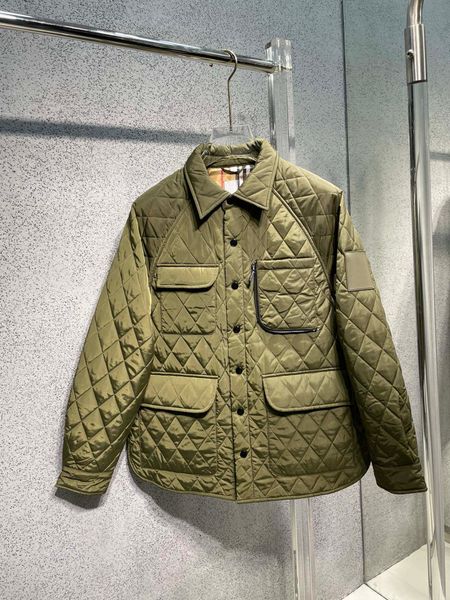 

autumn and winter highend designer jacket fashion pocket stitching single breasted cargo cotton coat luxury brand mens jacket, Black;brown