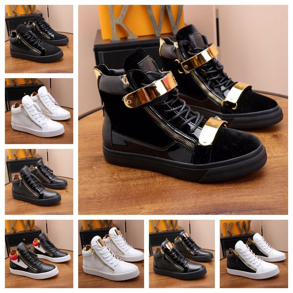

designer sneakers zipper shoes men sneaker platform trs black veet shoe heighten shoe all-match high tr outdoor runner