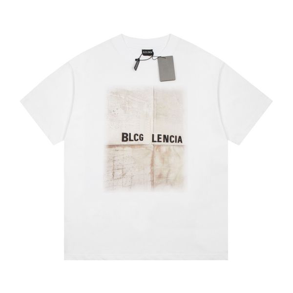 

blcg lencia summer t-shirts high street hip-hop style 100% cotton quality men and women drop sleeve loose tshirts oversize 23257, White;black